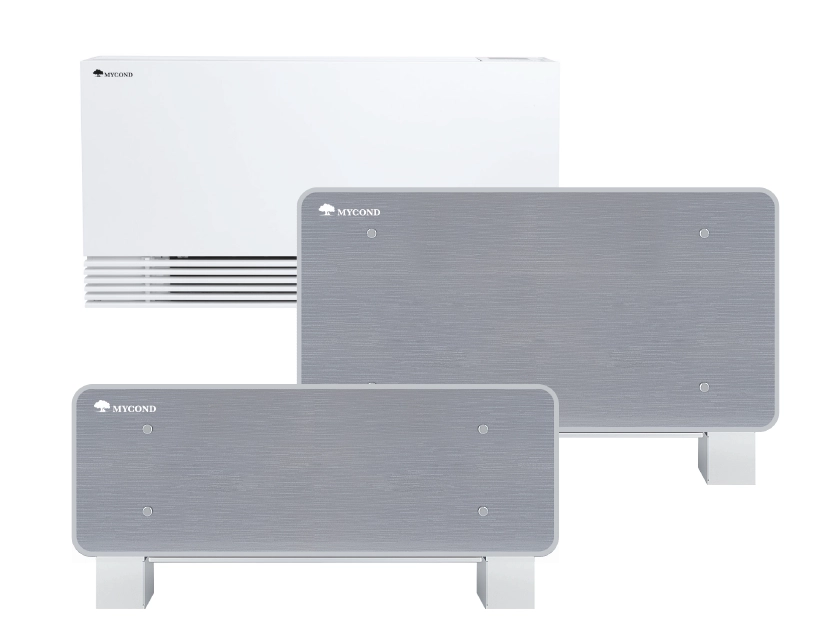 Diagram, der illustrerer driften af en fan coil-enhed i HVAC-systemer.