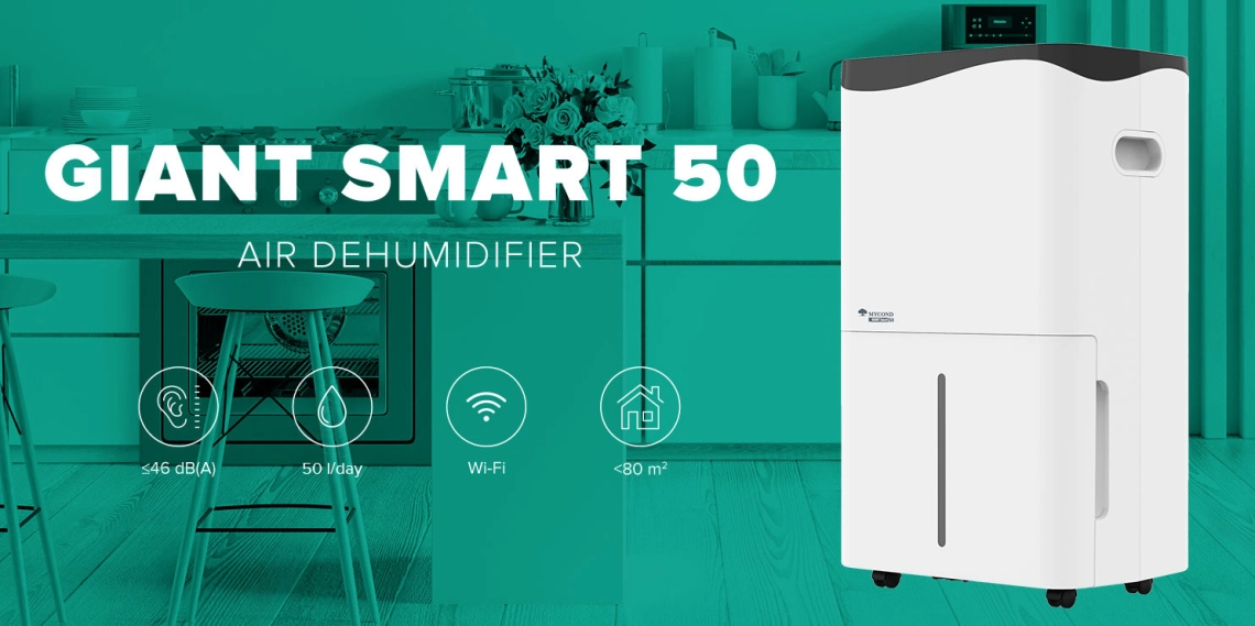 MyCond Giant Smart Modern affugter er velegnet til boliger og kontorer.