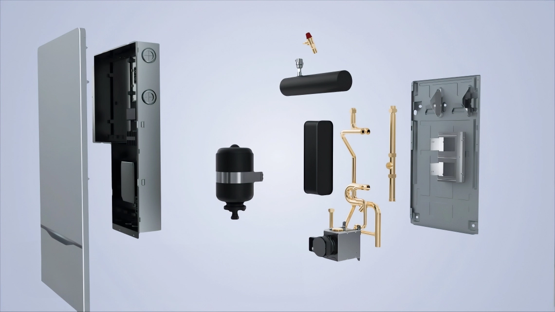 MyCond Hydro box design af interne komponenter