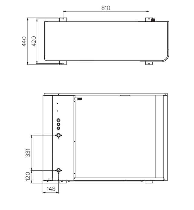 MyCond MBasic overordnede dimensioner - 4
