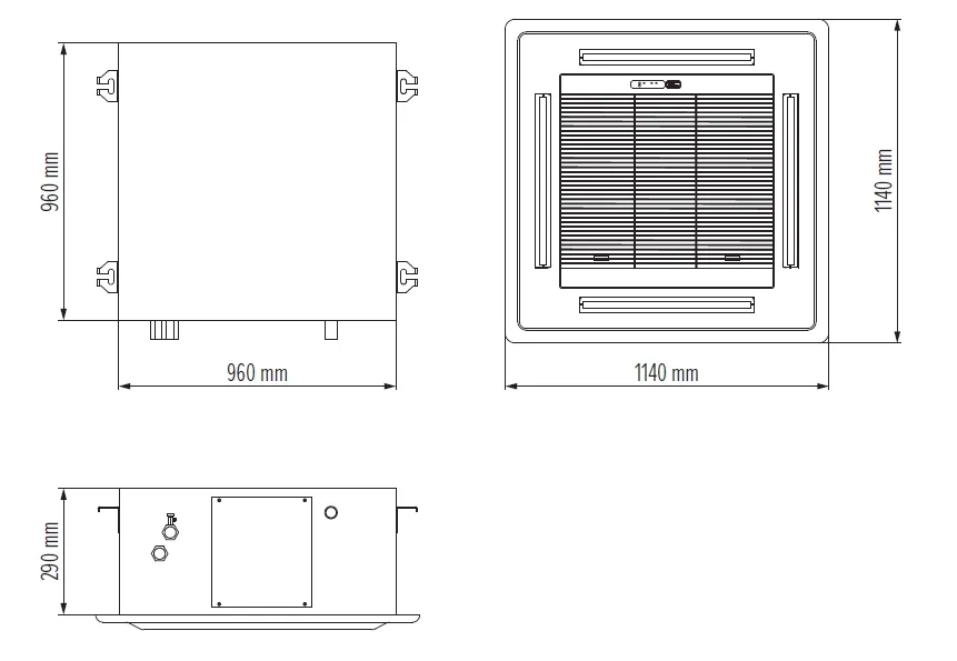 MyCond MCFK-A2/4 samle dimensioner - 4