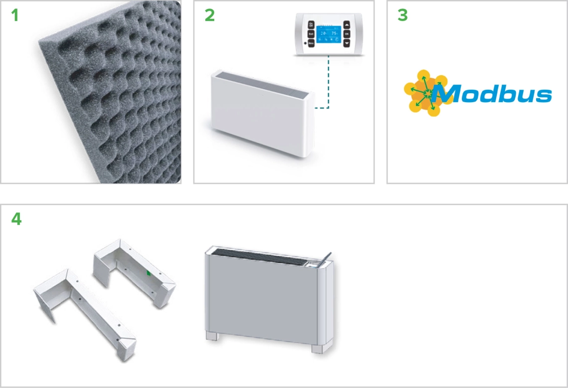 MyCond MDDS/MDCS-filter, fjernbetjening, Modbus, montering