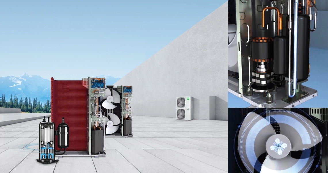 MyCond MRF S kompressorventilatorstruktur med inverterteknologi