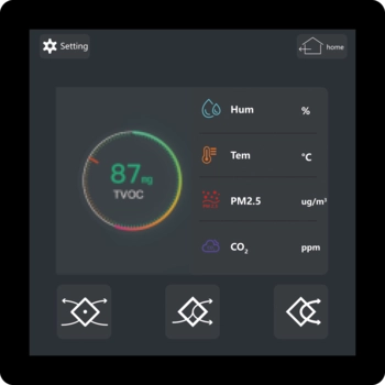 MyCond MSHA(C)-***IX-seriens intelligente kontrolskærm