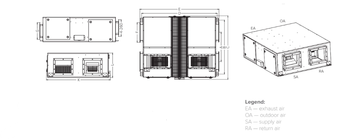 MyCond MVC***-A Overordnede dimensioner - 4
