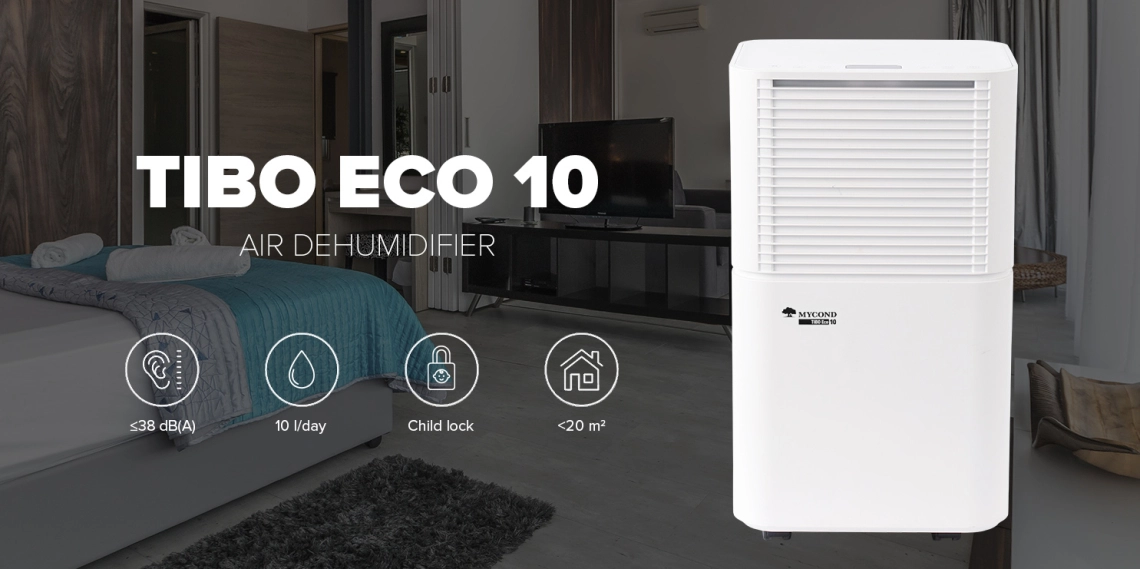 MyCond TIBO Eco 10 Energieffektiv luftaffugter til boliger.