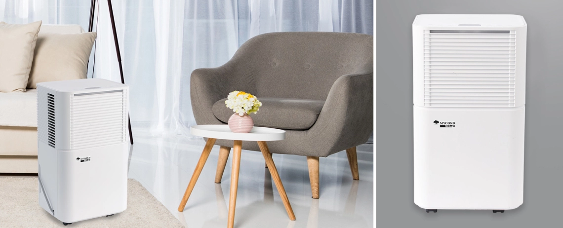 MyCond TIBO Eco 10 Moderne luftaffugter designet til privat brug.