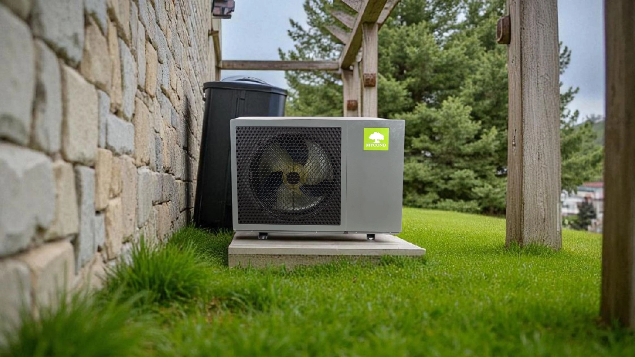 Effektiv drift med høje temperaturer: Mycond BeeEco-varmepumpe