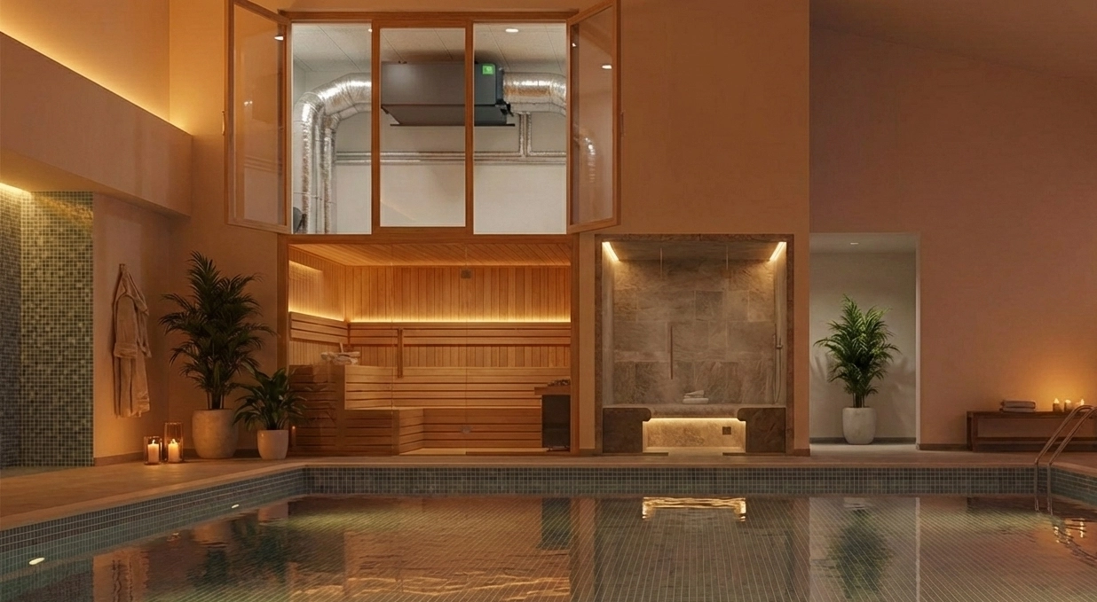 Kanal affugter til bassiner energibesparende teknologi Mycond MSHAC