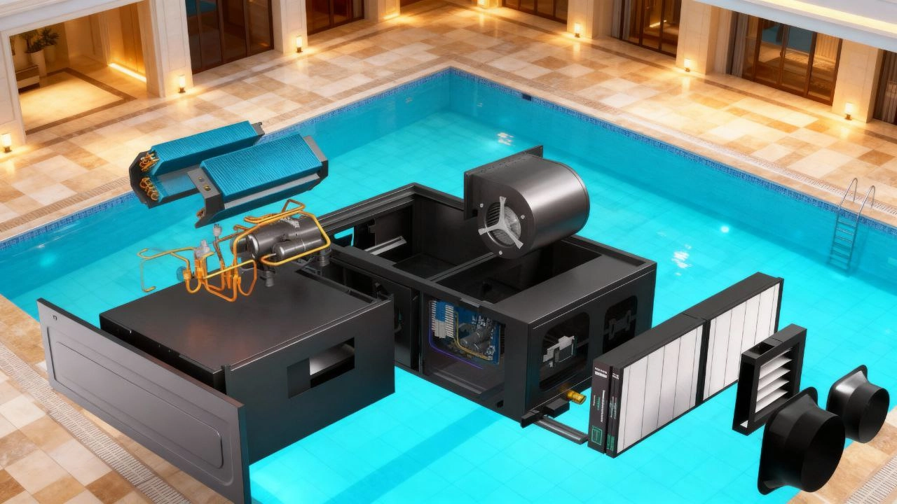 Kanal affugter til pools: Fugtighedskontrol Mycond MSHAC