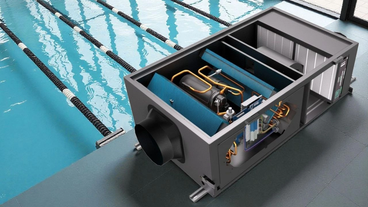 Kanalaffugter til swimmingpool intelligent styring Mycond MSHAC