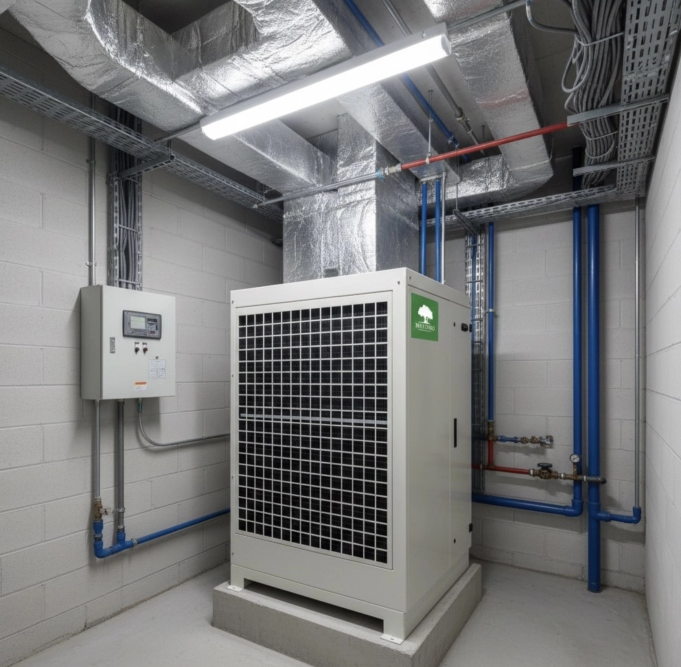 Lufttørrer med luftopvarmning kombineret tilstand Mycond MID MSP