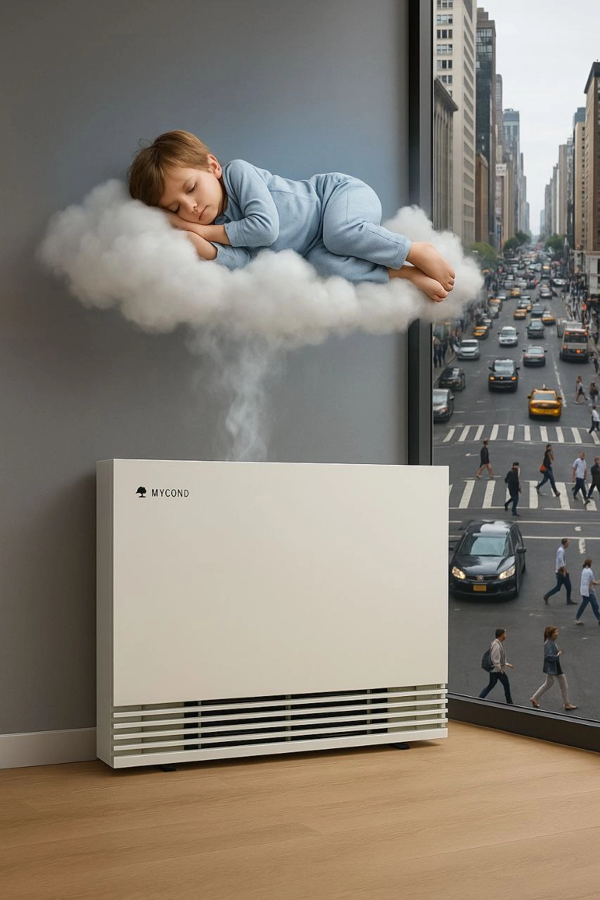 Lydløs fan coil Mycond serie Silent