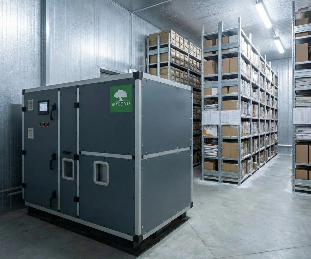 Projekt for luftaffugtningssystemer til museer og arkiver