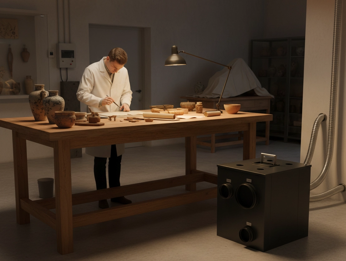 Fugtsystemer til kontrol for museer og arkiver, projektorienteret tilgang