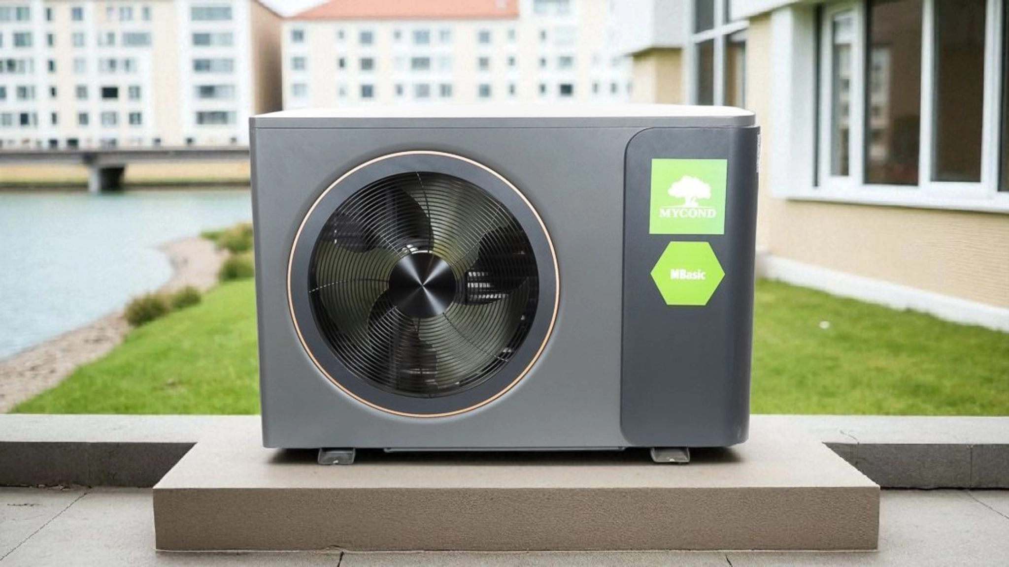Varmepumpe til opvarmning og køling hele året Mycond MBasic