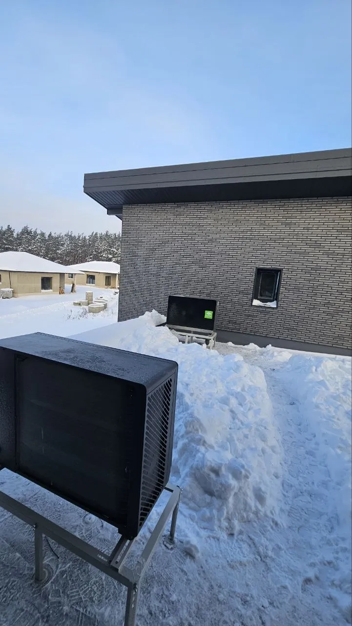 Vinterklar privat bolig med Mycond BeeSmart varmepumpe system