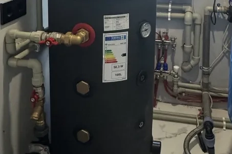 Privat hjem med Mycond varmepumpe MBasic