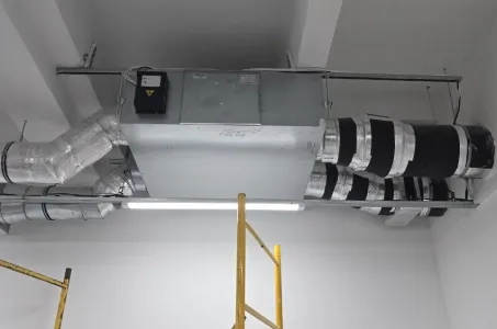 Indkøbscenter med Mycond energigenvindingsventilationsenheder MVS