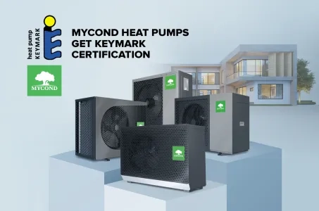 Mycond varmepumper er blevet certificeret af Keymark!