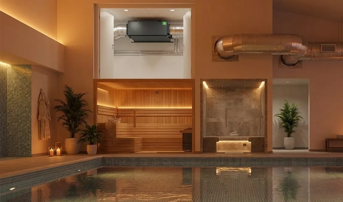 Krav til rum for kanalaffugter MSHA(C): teknikrum, luftkanaler, plads og kontinuerlig drift